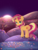 Size: 3000x4000 | Tagged: safe, artist:katakiuchi4u, sunset shimmer, pony, unicorn, g4, cute, female, flower, high res, hill, looking at you, mare, patreon, patreon logo, scenery, smiling, solo, sweet dreams fuel