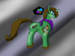 Size: 2560x1920 | Tagged: safe, artist:pd123sonic, oc, oc only, oc:thunder gear, pony, unicorn, reference sheet, solo