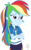 Size: 350x571 | Tagged: safe, artist:ilaria122, rainbow dash, equestria girls, g4, my little pony equestria girls: better together, pinkie pie: snack psychic, bedroom eyes, clothes, crossed arms, cute, dashabetes, female, geode of super speed, jacket, magical geodes, pants, shirt, simple background, smiling, smirk, solo, t-shirt, transparent background