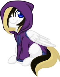 Size: 1440x1826 | Tagged: safe, artist:soulnik, oc, oc only, oc:rory gigabyte, pegasus, pony, base used, clothes, cute, happy, hoodie, male, simple background, sitting, solo, transparent background