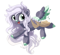 Size: 800x737 | Tagged: safe, artist:xsidera, oc, oc only, oc:daydream, deer pony, fawn, original species, pond pony, female, simple background, solo, transparent background