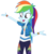 Size: 2839x3208 | Tagged: dead source, safe, artist:rarespirit611, rainbow dash, equestria girls, g4, my little pony equestria girls: better together, the last day of school, clothes, female, high res, open mouth, pants, simple background, solo, transparent background, vector, wristband