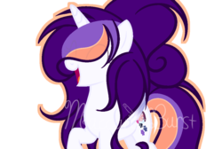 Size: 1000x673 | Tagged: safe, artist:macaroonburst, oc, oc only, alicorn, pony, female, hair over eyes, mare, simple background, solo, transparent background