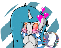 Size: 1524x1216 | Tagged: safe, artist:lustrous-dreams, artist:steamyart, edit, oc, oc only, oc:phenioxflame, pony, unicorn, base used, clothes, cute, scarf, simple background, solo, transparent background