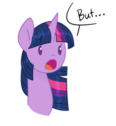 Size: 1058x1148 | Tagged: safe, artist:chautung, twilight sparkle, pony, g4, dialogue, female, solo