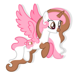 Size: 1388x1380 | Tagged: safe, artist:starglaxy, oc, oc only, alicorn, pony, female, mare, show accurate, simple background, solo, transparent background