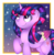 Size: 1184x1200 | Tagged: safe, artist:doraeartdreams-aspy, twilight sparkle, alicorn, pony, g4, cute, female, older, solo, stars, twiabetes, twilight sparkle (alicorn)