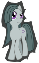 Size: 3000x4800 | Tagged: safe, artist:fascismnotincluded, marble pie, earth pony, pony, g4, female, personality swap, simple background, solo, transparent background