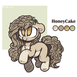 Size: 1696x1680 | Tagged: safe, artist:anotherdeadrat, oc, oc only, oc:honeycake, earth pony, pony, smiling, solo