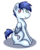 Size: 1024x1280 | Tagged: safe, artist:sugar morning, oc, oc only, oc:slipstream, pegasus, pony, cute, handsome, heterochromia, looking up, male, simple background, sitting, smiling, solo, stallion, transparent background