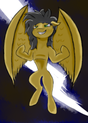Size: 2160x3000 | Tagged: safe, pegasus, pony, high res, thunder