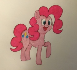 Size: 2680x2446 | Tagged: safe, artist:akuneanekokuro, pinkie pie, earth pony, pony, g4, cutie mark, female, high res, marker drawing, solo, traditional art