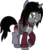 Size: 781x918 | Tagged: safe, artist:lightningbolt, derpibooru exclusive, pony, unicorn, g4, .svg available, clothes, disguise, disguised siren, fangs, grin, hair over one eye, hoodie, horn, jewelry, kellin quinn, looking at you, male, necklace, open mouth, pierce the veil, ponified, shirt, show accurate, simple background, sleeping with sirens, slit pupils, smiling, solo, stallion, svg, teeth, transparent background, undershirt, vector