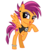 Size: 3000x3200 | Tagged: safe, artist:cheezedoodle96, scootaloo, pegasus, pony, g4, .svg available, adolescence, alternate hairstyle, anklet, clothes, ear piercing, earring, emo, female, filly, headcanon, high res, jewelry, looking at you, nose piercing, nose ring, older scootaloo, piercing, punk, rearing, scootapunk, simple background, smiling, solo, spread wings, svg, tank top, teenage scootaloo, teenager, transparent background, vector, wings