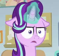 Size: 800x767 | Tagged: safe, screencap, starlight glimmer, pony, unicorn, g4, marks for effort, season 8, :i, animated, chocolate, cropped, cup, drinking, empathy cocoa, faic, female, floppy ears, food, gif, glowing horn, hot chocolate, i mean i see, levitation, loop, magic, reaction image, solo, starlight's office, telekinesis, unamused