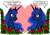 Size: 599x420 | Tagged: safe, artist:gingerfoxy, princess luna, alicorn, pony, pony couple generator, g4, female, flower, heart, lesbian, lunlun, rose, self ponidox, selfcest, shipping