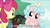 Size: 2880x1610 | Tagged: safe, edit, edited screencap, screencap, apple bloom, cozy glow, earth pony, pegasus, pony, g4, marks for effort, my little pony: friendship is magic, bow, cats don't dance, cozybetes, cute, darla dimple, duo, female, filly, hair bow, hoof on cheek, meme, tail bow