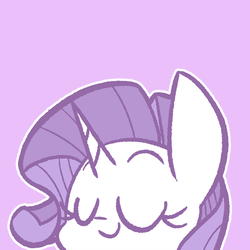 Size: 755x755 | Tagged: safe, artist:typhwosion, rarity, pony, unicorn, g4, chibi, eyes closed, female, mare