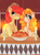 Size: 3206x4388 | Tagged: safe, artist:kribbles, bright mac, pear butter, earth pony, pony, art pack:first date, g4, blushing, candle, date, duo, female, food, imminent kissing, lady and the tramp, looking away, male, pasta, romantic, ship:brightbutter, shipping, spaghetti, spaghetti scene, straight