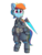 Size: 2733x3600 | Tagged: safe, artist:greyscaleart, artist:pabbley, color edit, edit, rainbow dash, pegasus, pony, g4, armor, bipedal, colored, cute, dashabetes, female, high res, mare, power armor, simple background, smiling, solo, transparent background