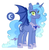 Size: 2143x2165 | Tagged: safe, artist:darlyjay, oc, oc only, oc:verona, alicorn, bat pony, bat pony alicorn, pony, female, high res, mare, offspring, parent:oc:fletcher, parent:princess luna, parents:canon x oc, simple background, solo, white background