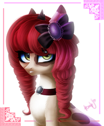 Size: 800x969 | Tagged: safe, artist:bastet-catmew, oc, oc only, earth pony, pony, bust, female, mare, portrait, solo