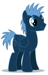 Size: 3357x5200 | Tagged: safe, artist:dragonchaser123, star hunter, pegasus, pony, g4, pinkie pride, absurd resolution, background pony, male, simple background, smiling, solo, stallion, transparent background, vector