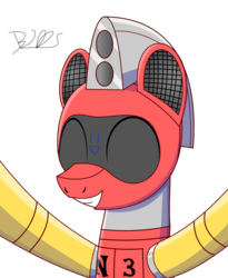 Size: 1416x1727 | Tagged: safe, artist:trackheadtherobopony, oc, oc only, oc:trackhead, pony, robot, robot pony, hug, simple background, solo, transparent background