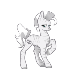 Size: 1000x1000 | Tagged: safe, artist:mikoneerd, oc, oc only, oc:shiku, pony, zebra, female, simple background, solo, transparent background