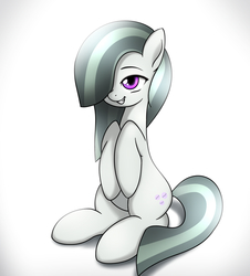 Size: 1380x1524 | Tagged: safe, artist:fotasy, marble pie, earth pony, pony, g4, bedroom eyes, cute, female, mare, smiling, solo
