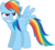 Size: 2379x2125 | Tagged: safe, artist:famousmari5, rainbow dash, pegasus, pony, g4, stranger than fan fiction, female, high res, mare, simple background, smiling, smirk, solo, transparent background, vector