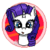 Size: 428x425 | Tagged: safe, artist:xflutt, rarity, pony, unicorn, g4, female, looking at you, mare, pixel art, simple background, solo, transparent background