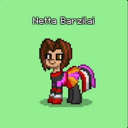 Size: 838x839 | Tagged: safe, pony, pony town, eurovision song contest, netta toy, solo