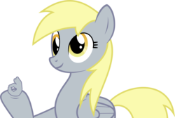 Size: 4276x2879 | Tagged: safe, derpy hooves, pegasus, pony, g4, cute, female, hoof fingers, mare, meme, ok, simple background, smiling, solo, transparent background, vector, wat, 👌