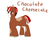 Size: 5600x4200 | Tagged: safe, artist:jolliapplegirl, oc, oc only, oc:chocolate cheesecake, earth pony, pony, absurd resolution, bio, male, next generation, parent:cheese sandwich, parent:pinkie pie, parent:trouble shoes, solo, stallion