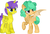 Size: 2792x1920 | Tagged: safe, artist:kokonaharuka45, oc, oc only, oc:honey drops, oc:orion galaxy, alicorn, crystal pony, hybrid, pony, alicorn oc, base used, crystallized, female, interspecies offspring, male, offspring, parent:discord, parent:flash sentry, parent:fluttershy, parent:twilight sparkle, parents:discoshy, parents:flashlight