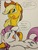 Size: 1024x1365 | Tagged: safe, artist:demise-the-art-demon, applejack, rarity, pony, g4, female, lesbian, pun, ship:rarijack, shipping, traditional art, watermark