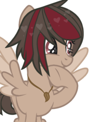 Size: 576x706 | Tagged: safe, artist:chococakebabe, oc, oc only, pegasus, pony, female, mare, simple background, solo, transparent background