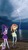 Size: 862x1536 | Tagged: dead source, safe, artist:php77, editor:php77, sci-twi, spike, spike the regular dog, sunset shimmer, twilight sparkle, dog, equestria girls, g4, equestria girls in real life, irl, phone wallpaper, photo, wallpaper