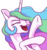 Size: 671x715 | Tagged: safe, artist:nadnerbd, princess celestia, pony, g4, cute, cutelestia, eyes closed, female, hoers, laughing, long mane, mare, open mouth, raised hoof, raised hooves, simple background, slender, smiling, solo, sternocleidomastoid, teeth, thin, transparent background