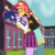 Size: 497x496 | Tagged: safe, artist:ariablaze51, sci-twi, sunset shimmer, twilight sparkle, equestria girls, g4, my little pony equestria girls: friendship games, blushing, duo, eyes closed, female, kiss on the lips, kissing, lesbian, ship:sci-twishimmer, ship:sunsetsparkle, shipping, surprise kiss