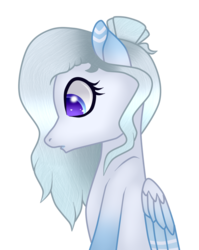 Size: 768x964 | Tagged: safe, artist:cindystarlight, oc, oc only, oc:snow dream, pegasus, pony, bust, female, mare, portrait, simple background, solo, transparent background