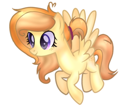 Size: 1114x952 | Tagged: safe, artist:spectrumnightyt, oc, oc only, oc:ivory buttercup, pegasus, pony, female, mare, simple background, solo, transparent background, white outline