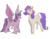 Size: 3300x2600 | Tagged: safe, artist:arthurorion, rarity, twilight sparkle, alicorn, pony, unicorn, g4, blushing, female, high res, mare, twilight sparkle (alicorn)