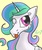 Size: 500x600 | Tagged: safe, artist:sixes&sevens, derpibooru exclusive, princess celestia, alicorn, pony, g4, female, nightmare fuel, nose wrinkle, one eye closed, simple background, solo, tongue out, why the long face, wink