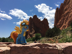 Size: 1001x752 | Tagged: safe, artist:captainwhirlwind, spitfire, g4, colorado, irl, mountain, photo, ponies around the world