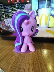 Size: 480x640 | Tagged: safe, starlight glimmer, g4, cutie mark crew, happy meal, irl, mcdonald's, mcdonald's happy meal toys, photo, singapore, toy