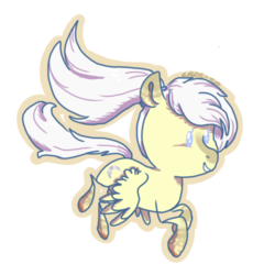 Size: 600x600 | Tagged: safe, artist:laps-sp, oc, oc only, pegasus, pony, chibi, female, flying, mare, simple background, solo, transparent background