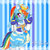 Size: 3000x3000 | Tagged: safe, artist:avchonline, rainbow dash, pegasus, semi-anthro, g4, bloomers, canterlot royal ballet academy, clothes, cure gelato, dress, female, high res, kirakira precure a la mode, precure, puffy sleeves, rainbow dash always dresses in style, solo, tomboy taming