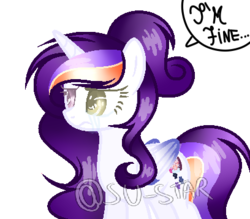 Size: 408x357 | Tagged: safe, artist:su-star, oc, oc only, alicorn, pony, base used, female, mare, simple background, solo, transparent background, watermark